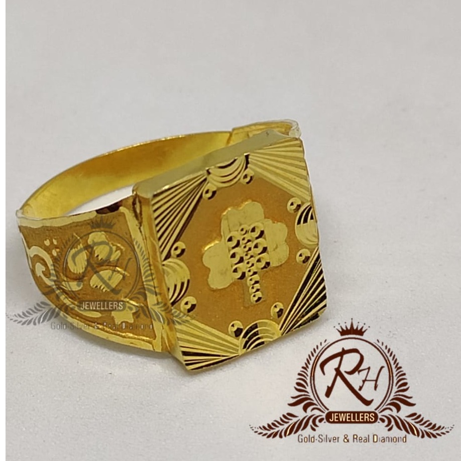 22 carat gold latest gents rings RH-GR901