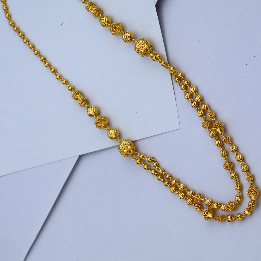 Buy quality 916 Gold Hallmark 2 Layer Chain in Ahmedabad