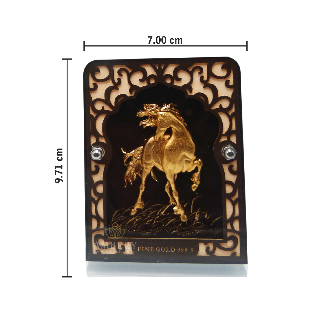 Horse 24k Gold Leaf Frame