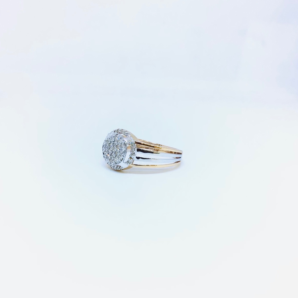 REAL DIAMOND FANCY BRANDED RING