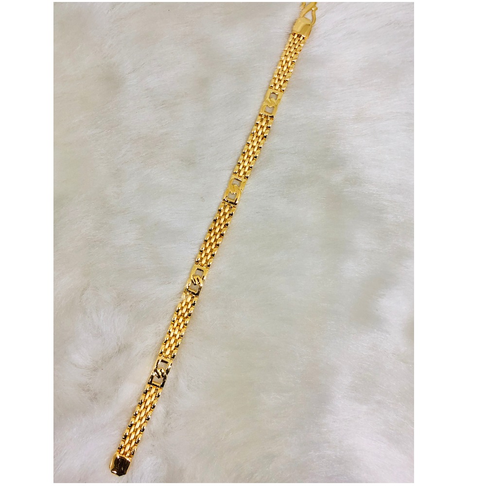 916 Gold Plain Casting Bracelet