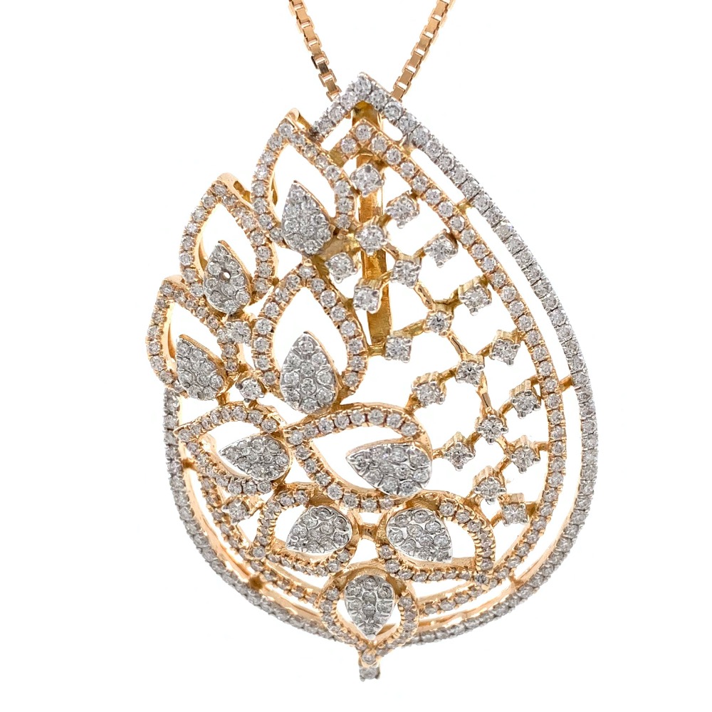 Geweldig Diamond Pendant in 18k Rose Gold 9SHP16