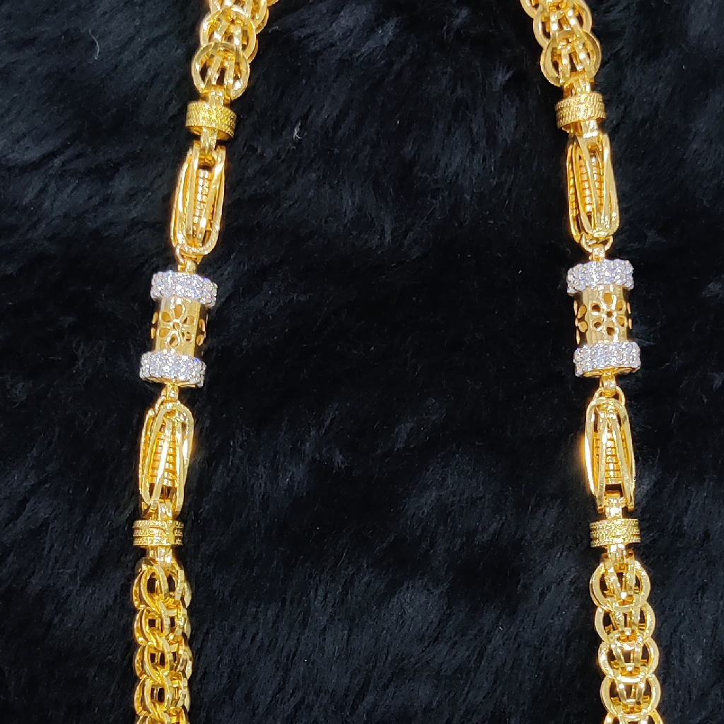 916 Gold Fancy Indo Hollow Chain