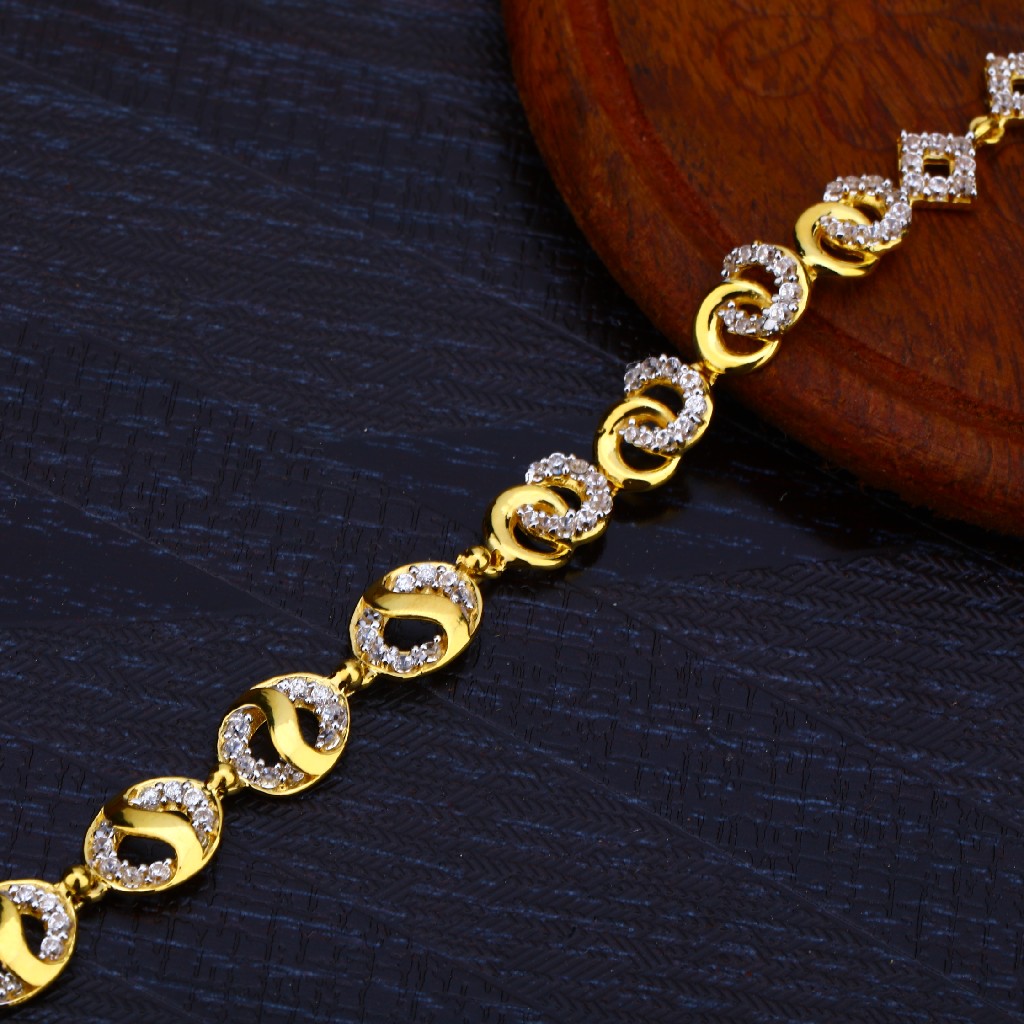 Ladies 916 Gold Bracelet-LB155