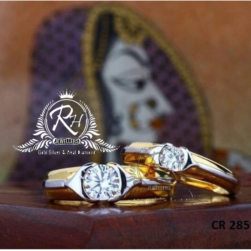 22 carat gold single dimonds rings RH-CR805