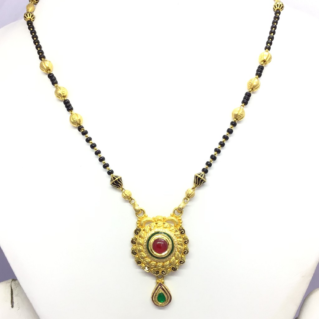 Buy quality DESIGNING ANTIQUE FANCY GOLD MANGALSUTRA in Ahmedabad
