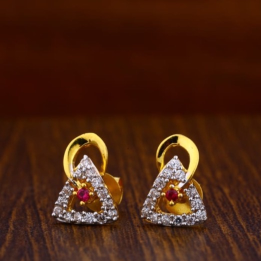 22 carat gold classical ladies earrings RH-LE333