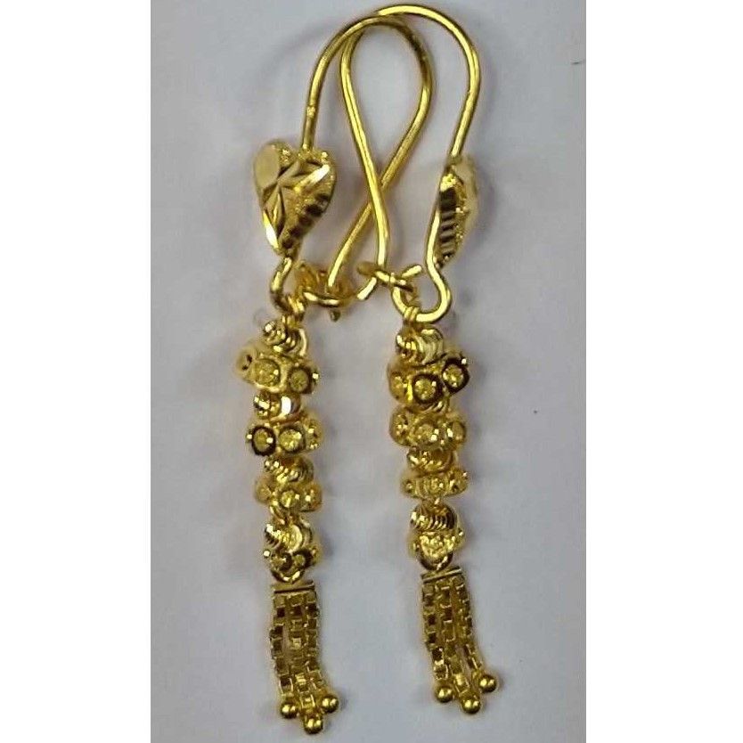916 Gold Fancy Tardul Earrings Akm-er-112