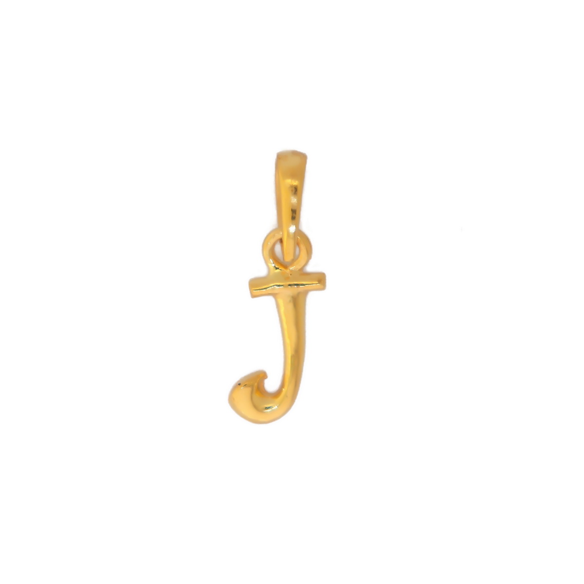 Buy quality 22k yellow gold pendant plain alphabet j in Noida