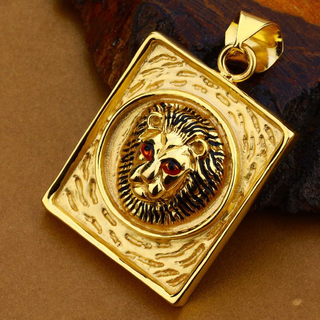 18ct Gold Hallmark Pendant For men HLP120