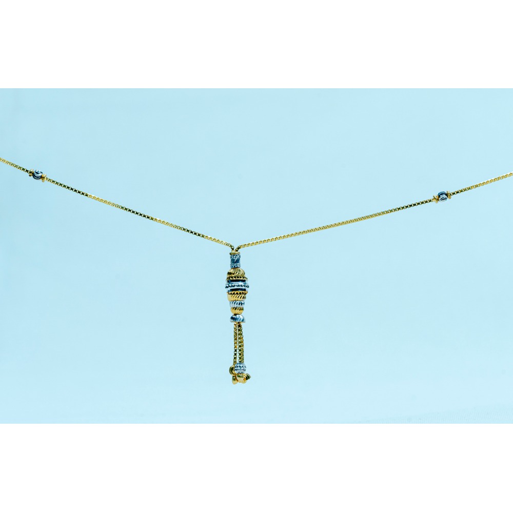 22kt gold stylish Pendant chain dk0055