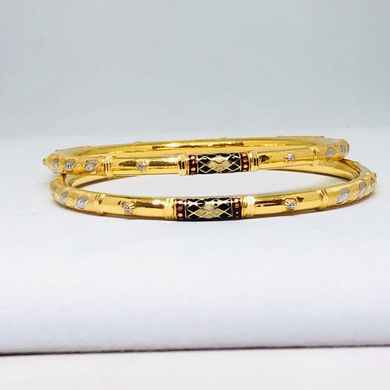 22KT/916 ANTIQUE GOLD  KADLI