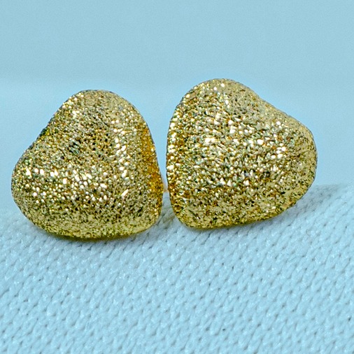 Gold Heart Earring ET-614