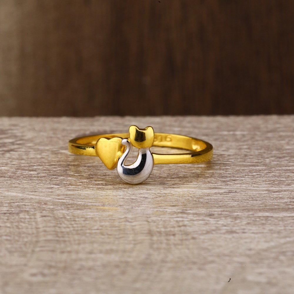 Ladies 22K Gold Fancy Designer Ring -LPR146