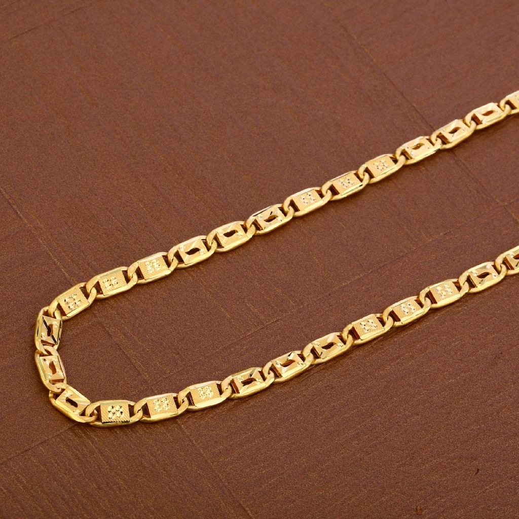 Buy quality Mens 916 Gold Chain-MNC22 in Ahmedabad