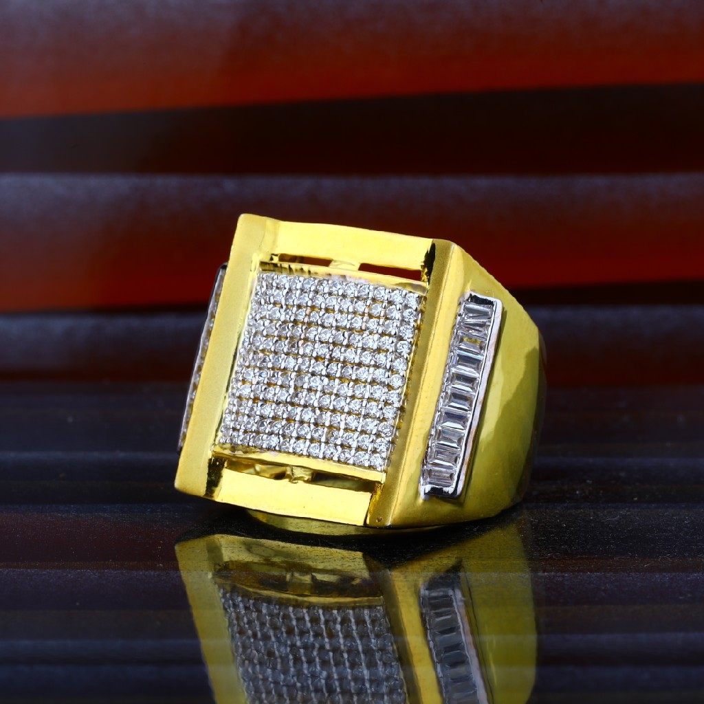 Mens Designer Daily Wear Gold Ring-MHR36