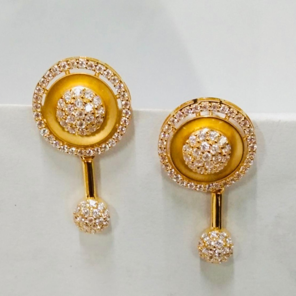 22 kt gold ladies earrings top