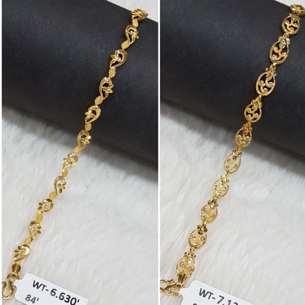 Buy quality 22.k Gold Fancy Antique Ladies Bracelet in Ahmedabad