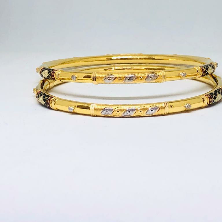 22KT/916 ANTIQUE GOLD  KADLI