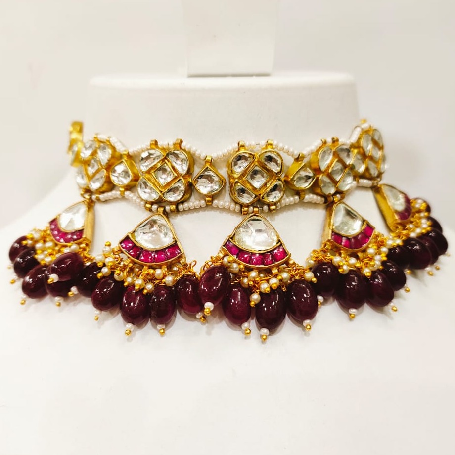 Pearl Choker Necklace Set 1231 in Ahmedabad
