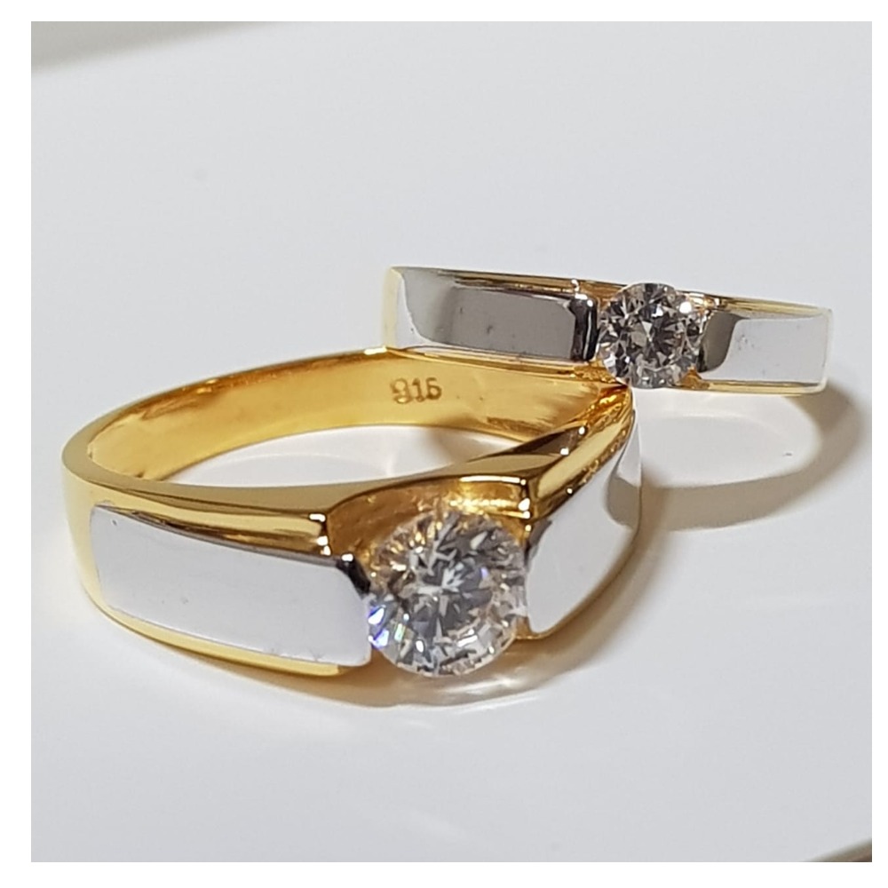 Buy quality 22 CT GOLD COUPLE RING FOR ENGAGEMENT in Ahmedabad