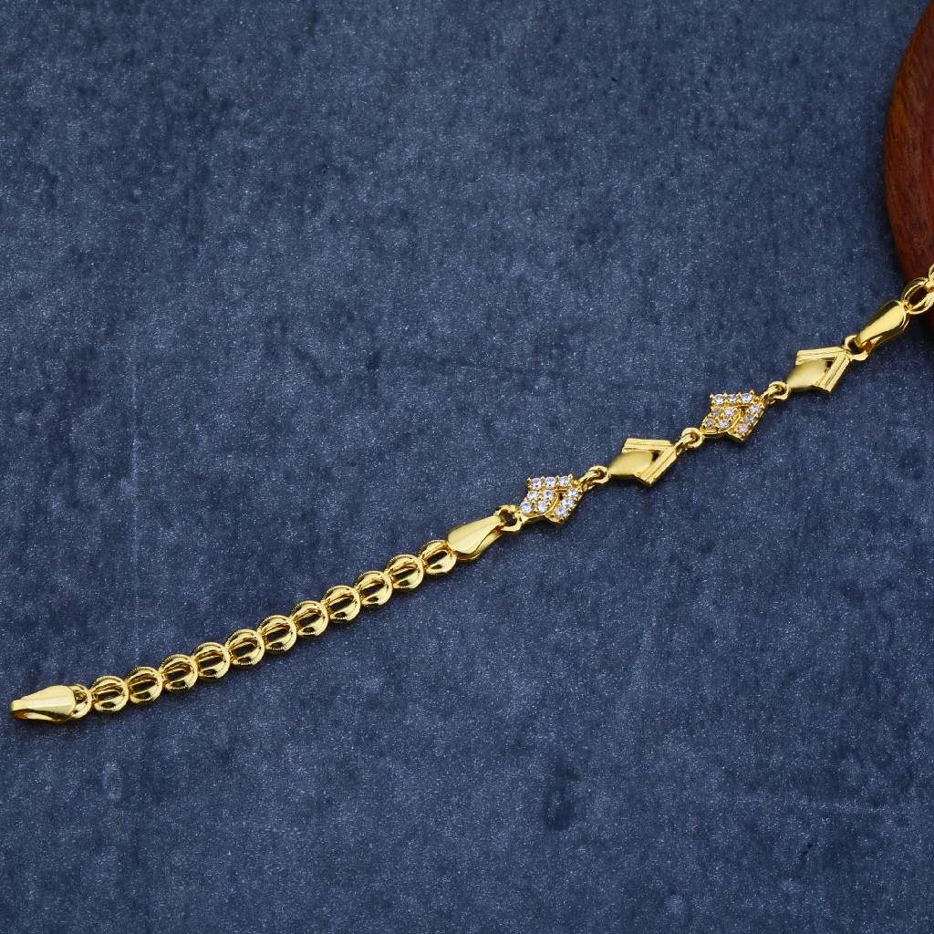 916 Gold Cz Bracelet LPBR01