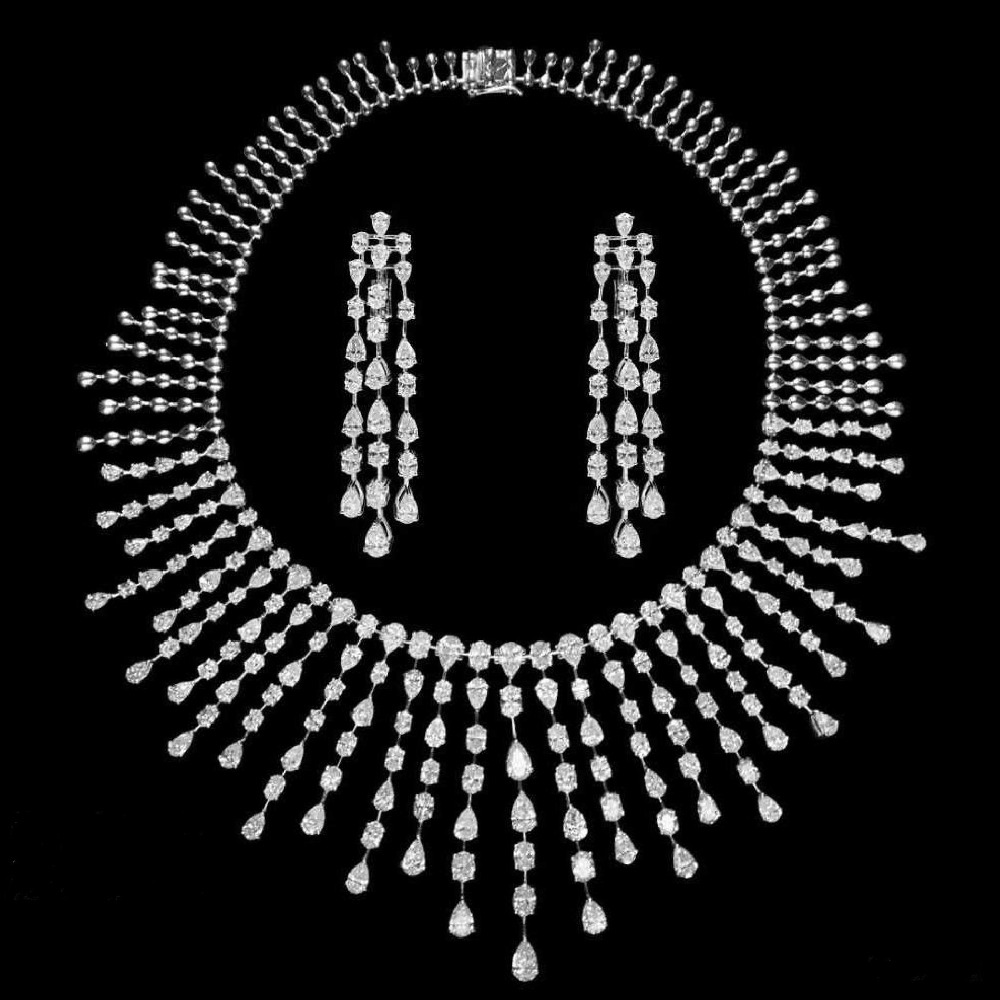 Diamonds Necklace Set JSJ0152