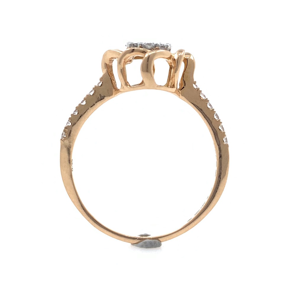 18kt / 750 Rose Gold Classic Engagement Ladies Diamond Ring 9LR218