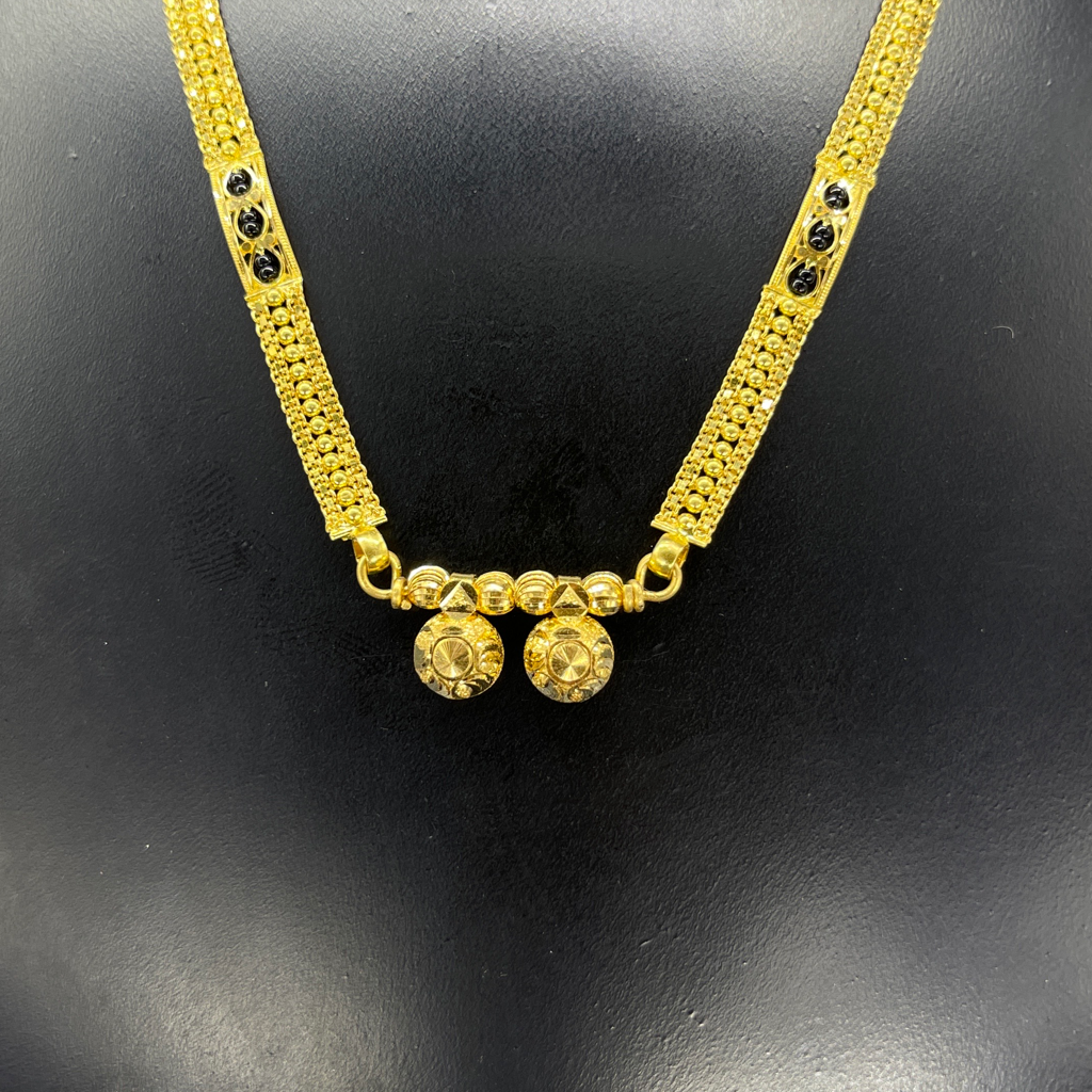 Light weight mangalsutra on sale design