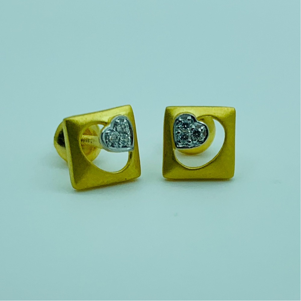 latest Elegant stylish gold stud earrings designs Gold tops designs 2022 -  YouTube