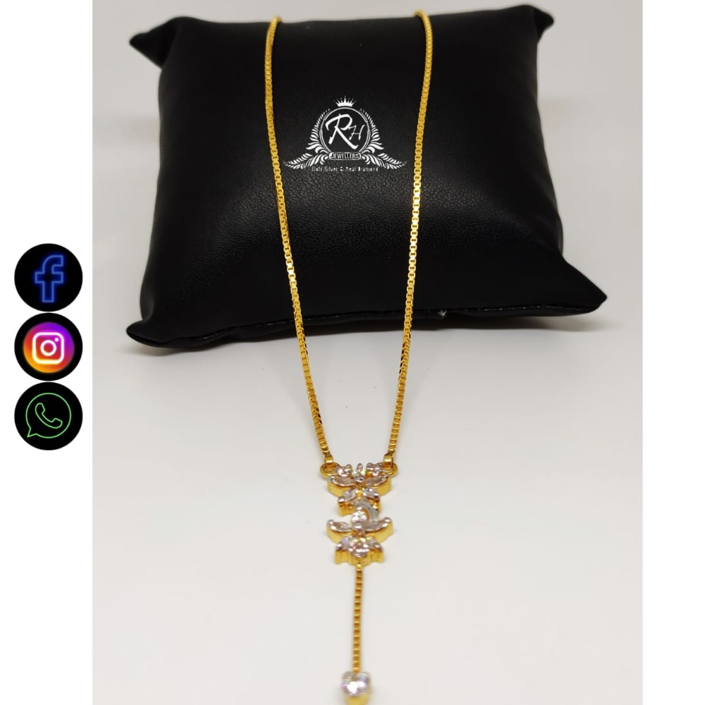 22 carat gold ladies fancy pendants chain RH-PC574