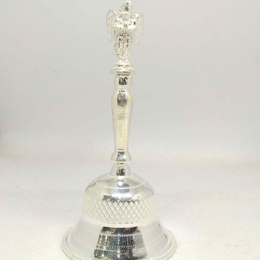 925 Sterling Silver Bell for Pooja / Mandir / Silver Ghanti -  Israel