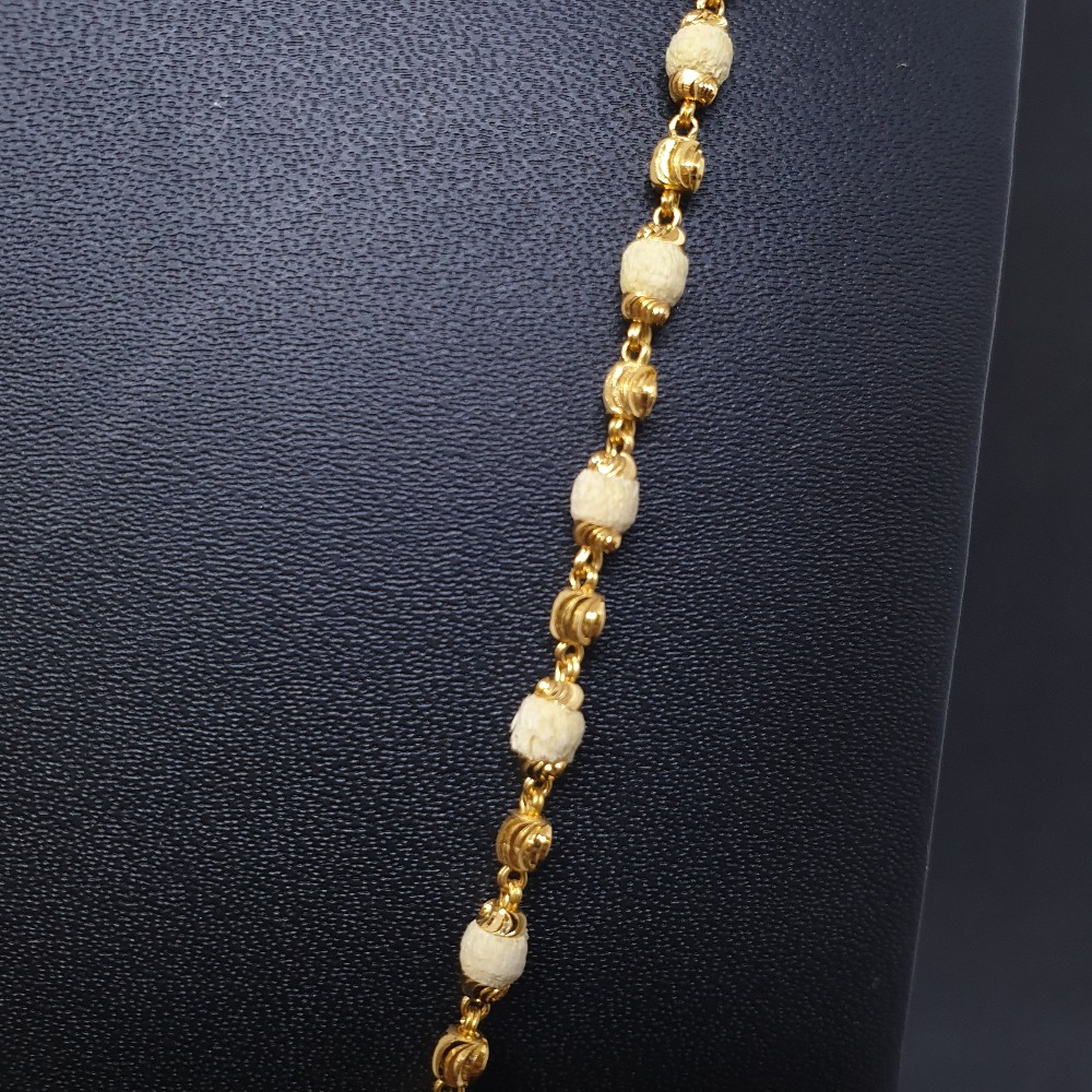 1 Line White Tulsi Mala TMG-0006 Gross Weight-10.480 Net Weight-10.050
