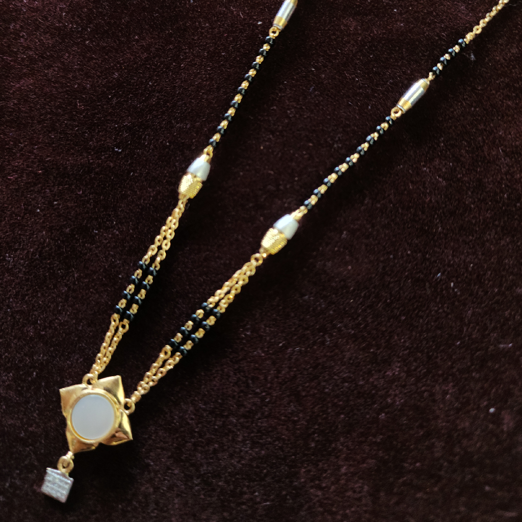 916 Gold Mother Of Pearl Stone Fancy Dokiyu