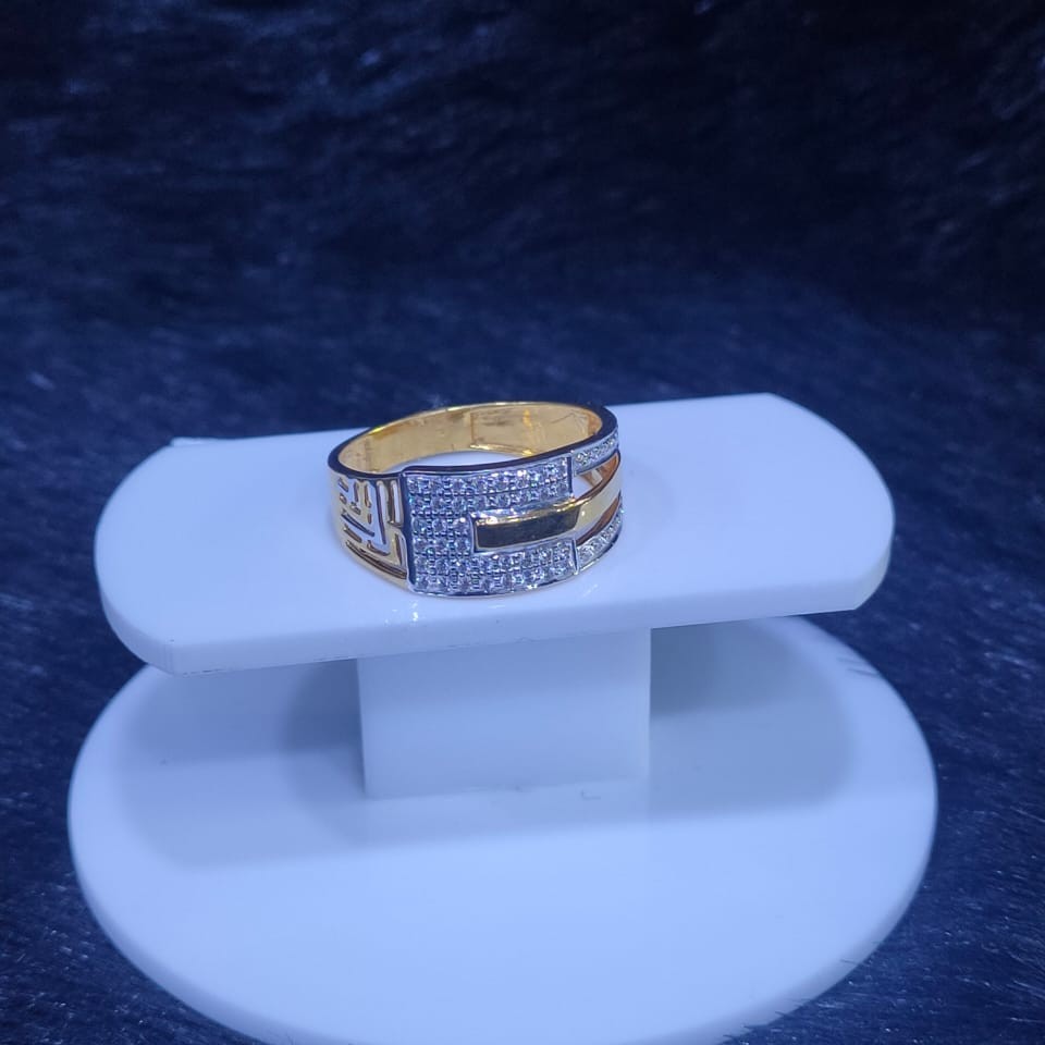 Buy Vshine Adjustable Propose Gents Ring Exclusive Collection Love Heart  Valentine American Diamond Studded Gold Plated Free Size Stylish Fancy  Party Wear Latest Design Fashion Jewellery for Mens & Boys Online at