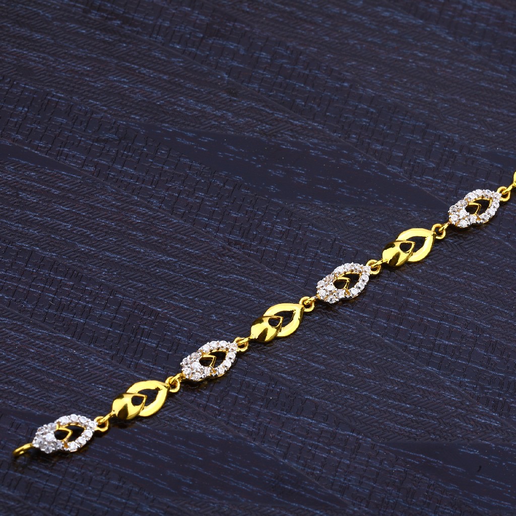 Buy quality Ladies 916 Gold Fancy Bracelet-LB158 in Ahmedabad