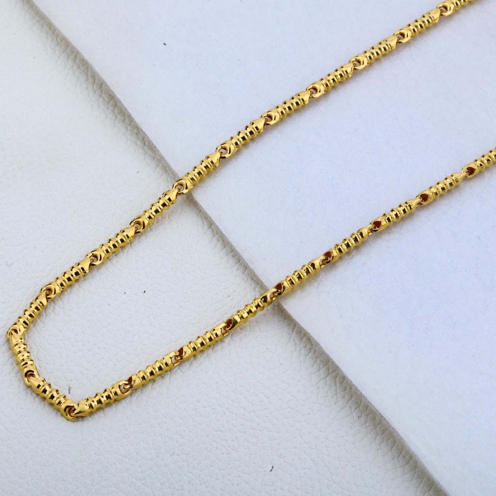 Buy quality 916 gold designer men's chain mch200 in Ahmedabad