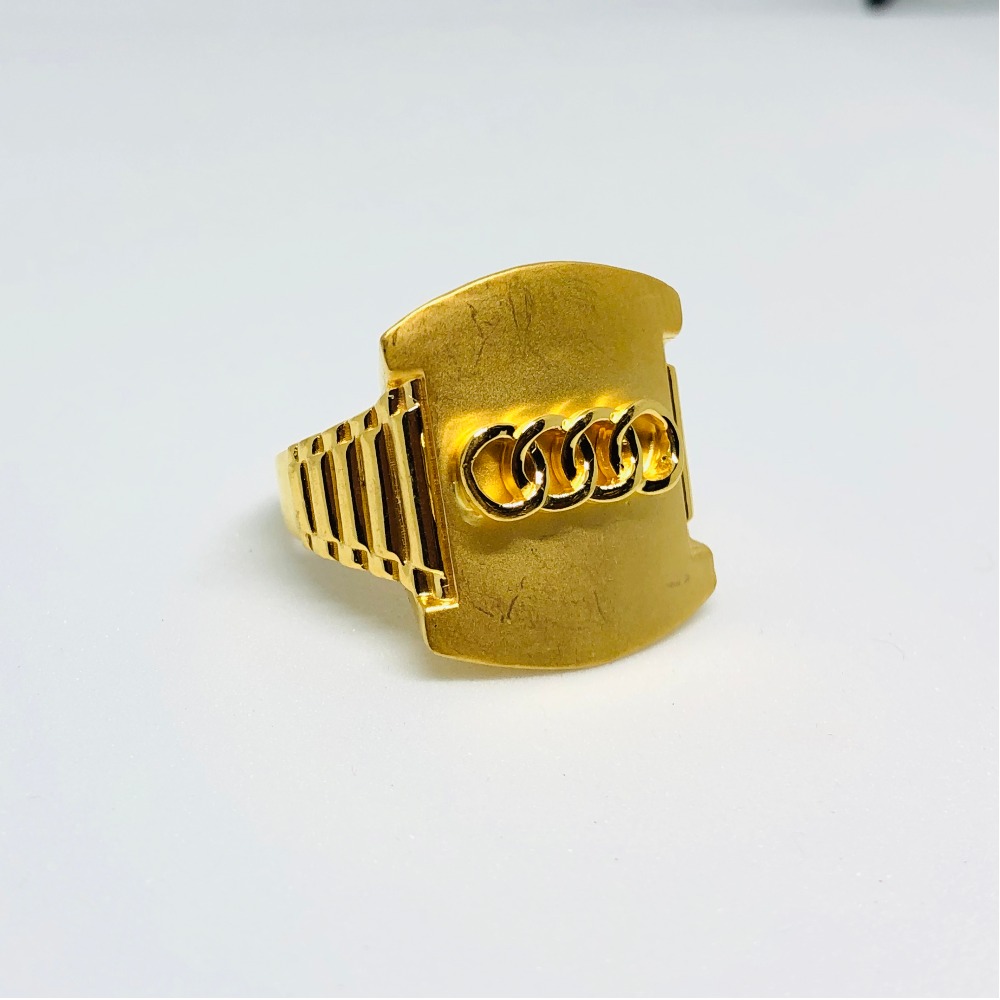916 gold fancy ring for men kdj-r004
