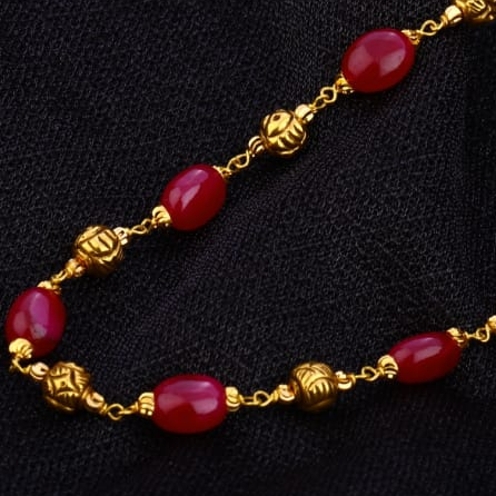 916 Gold Ladies Stylish Moti Mala AC188