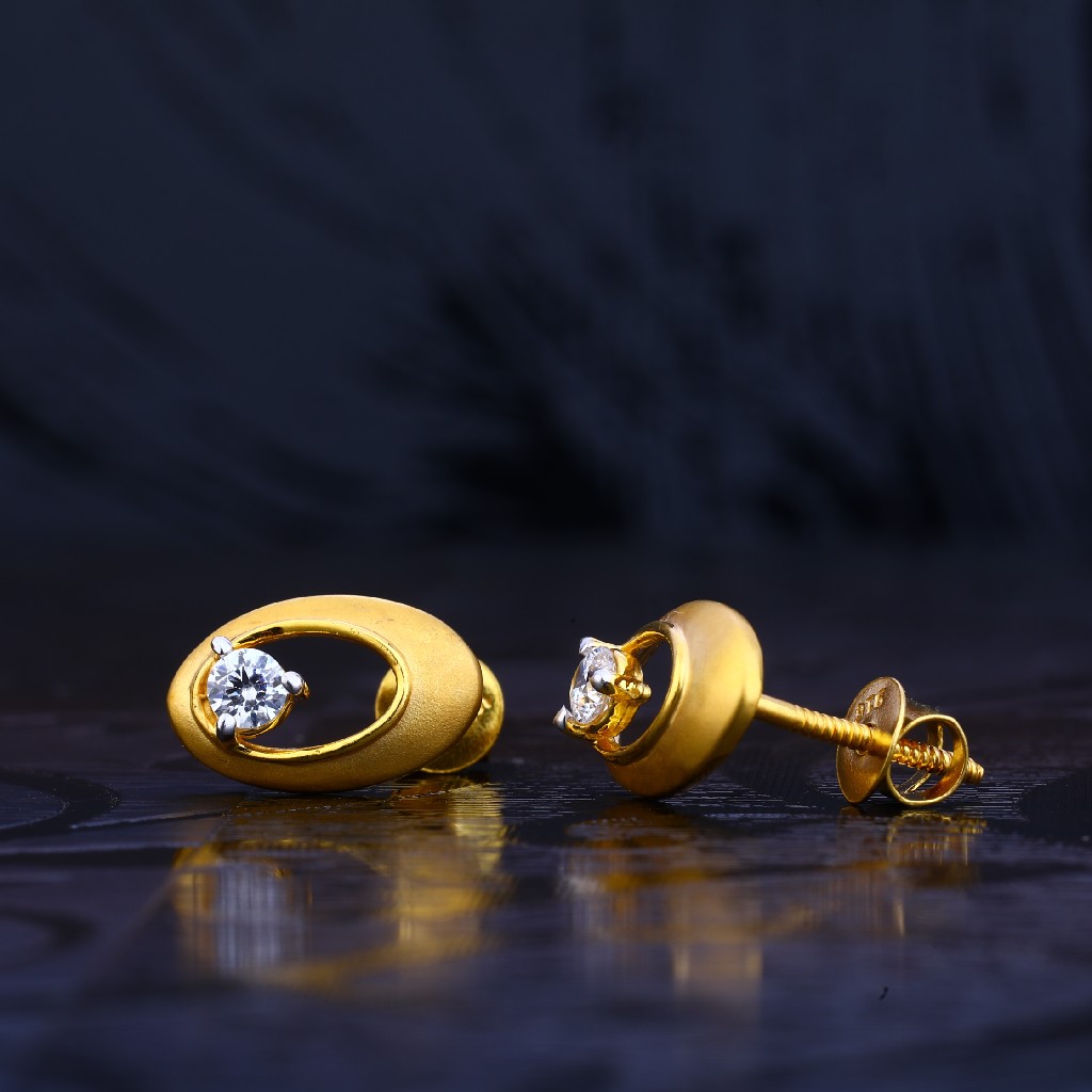 22kt Gold Designer Classic Earring LSE75