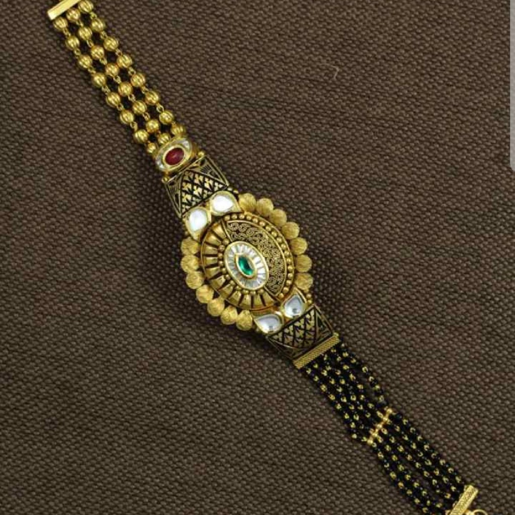 Antique jadtar handy bracelet Mangalsutra 