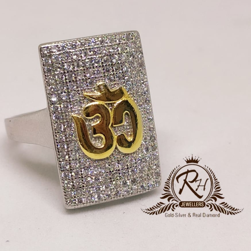 Sterling Silver Small OM Ring, Dainty Ring, Yoga Ring, Silver Ring | eBay