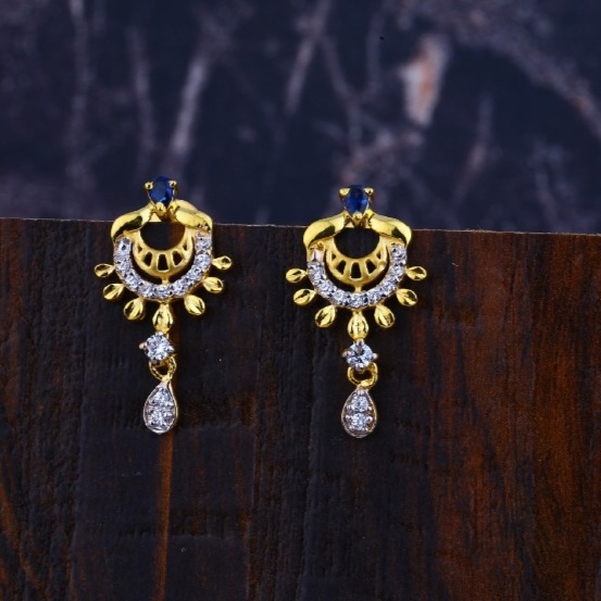 22 carat gold ladies earrings RH-LE471