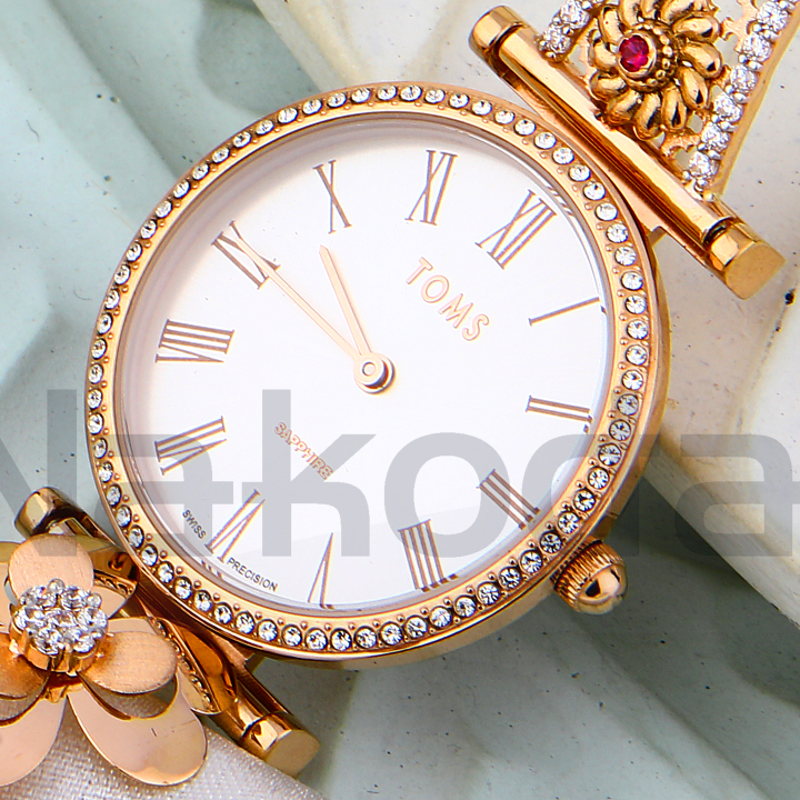 750 Rose Gold Gorgeous Ladies Watch RLW484