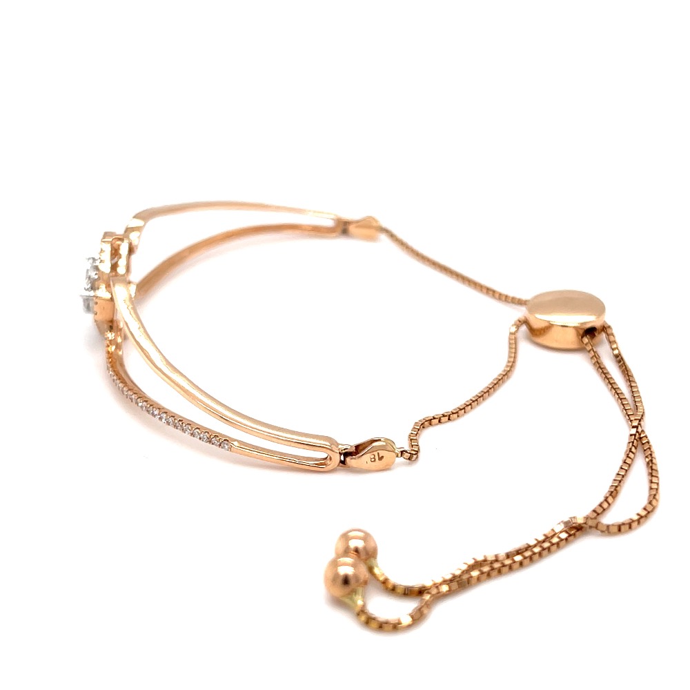 Frumoasa diamond bracelet with flexible adjustable chain