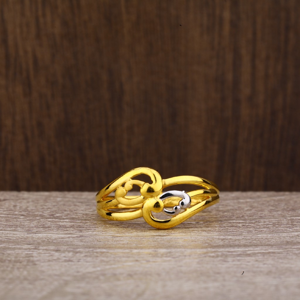 916 Gold Hallmark Classic Plain Ring LPR241