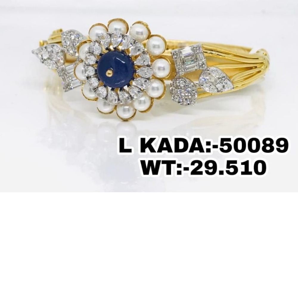 916 Gold Premium Classic Ladies Kada Brasclet RH-LB025