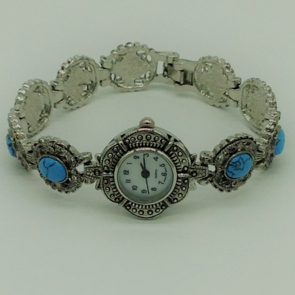 Turquoise oval designer watch jbg0219