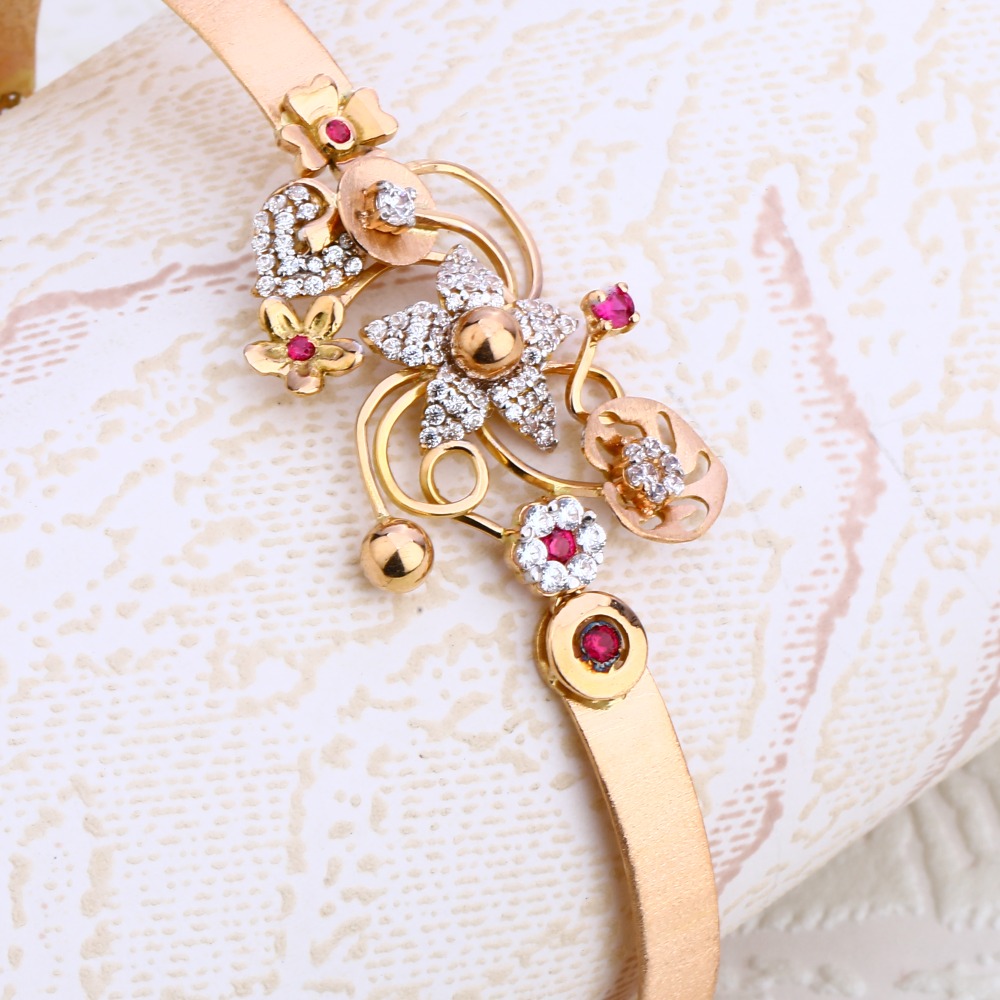 18ct Rose Gold Designer Hallmark Bracelet RLKB154