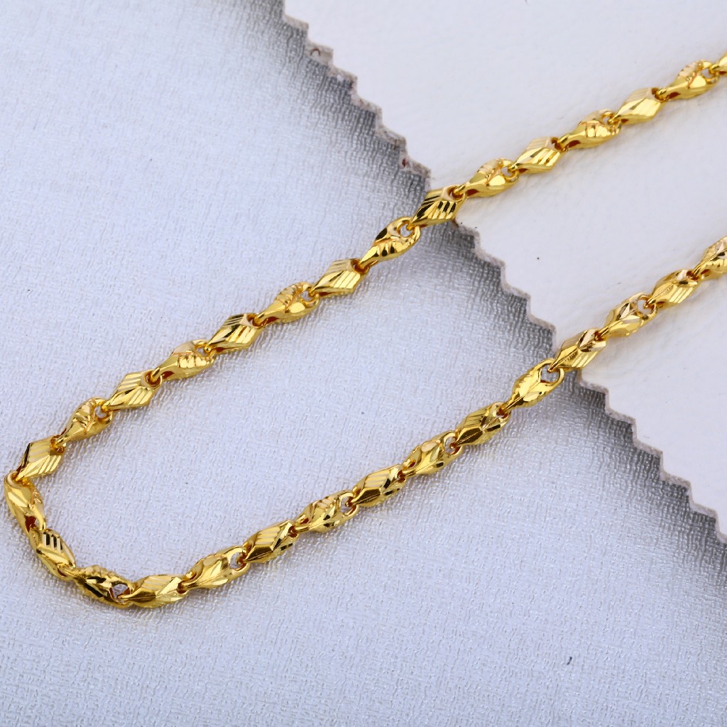 Buy quality 916 Gold Men's Choco Chain MCH140 in Ahmedabad